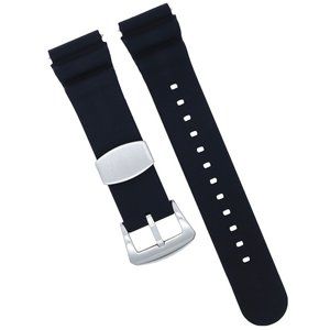 Black Silicone Watch Strap 18/20/22MM Quick Releas